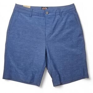 FAHERTY NWT All Day Shorts Men's XL Blue Performance Stretch Drawstring Golf